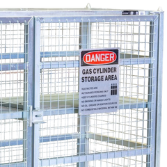 Gas Cylinder Storage Cage-Hammerox Industrial
