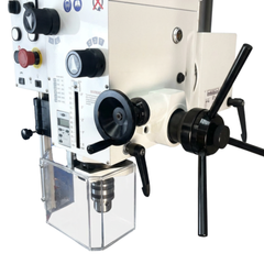 Geared Head Pedestal Drill Press with Coolant & Tapping - Metex-Hammerox Industrial