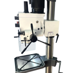 Geared Head Pedestal Drill Press with Coolant & Tapping - Metex-Hammerox Industrial