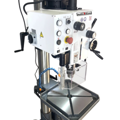 Geared Head Pedestal Drill Press with Coolant & Tapping - Metex-Hammerox Industrial