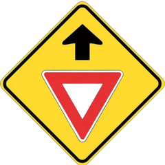 Give Way Ahead Sign Class 1 Reflective