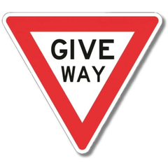 Give Way Sign Class 1 Reflective