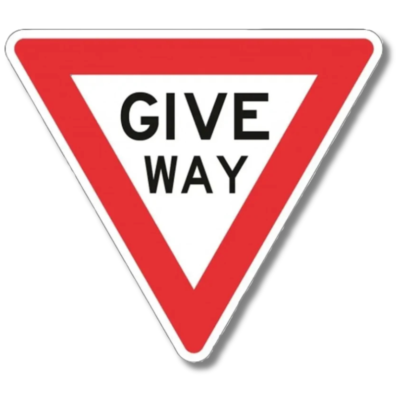 Give Way Sign Class 1 Reflective