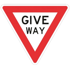 Give Way Sign Class 1 Reflective