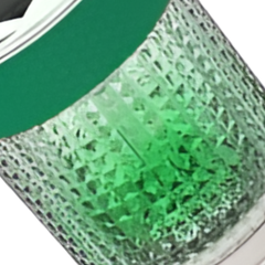 Green Solar Powered Pilot Belt Barrier Light