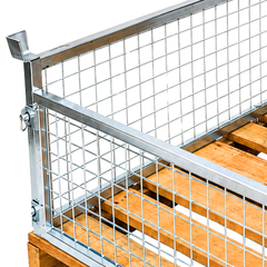 Half Height Hardwood Pallet Cage-Hammerox Industrial