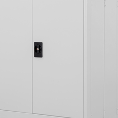 Half Height Stationery Cabinet - White-Hammerox Industrial