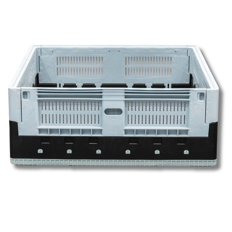 Half Height Vented Collapsible Bin-Hammerox Industrial