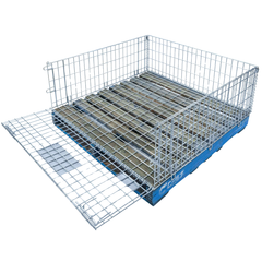 Half Height Wire Pallet Cage-Hammerox Industrial