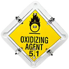 Hazchem Dangerous Goods Multi Flip Truck Sign Kit