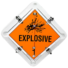 Hazchem Dangerous Goods Multi Flip Truck Sign Kit