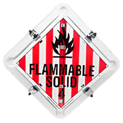 Hazchem Dangerous Goods Multi Flip Truck Sign Kit