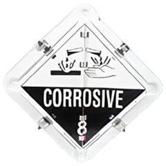 Hazchem Dangerous Goods Multi Flip Truck Sign Kit