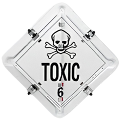 Hazchem Dangerous Goods Multi Flip Truck Sign Kit