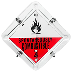 Hazchem Dangerous Goods Multi Flip Truck Sign Kit