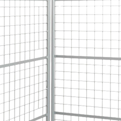 Heavy Duty 3-Sided Mesh Cage Trolley 1100 x 850 x 1700mm-Hammerox Industrial
