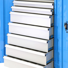 Heavy Duty 7 Drawer Cabinet 2 x 100mm & 5 x 200mm Drawers-Hammerox Industrial