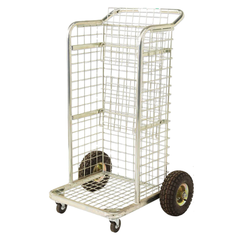 Heavy Duty Court Trolley with Pneumatic Rear Wheels-Hammerox Industrial