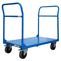 Heavy Duty Double Handle Platform Trolley-Hammerox Industrial