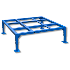 Heavy Duty Pallet Stand with Short Adjustable Legs-Hammerox Industrial