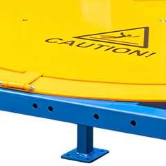 Heavy Duty Pallet Stand with Tall Adjustable Legs & Turntable-Hammerox Industrial