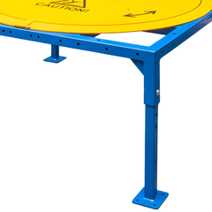 Heavy Duty Pallet Stand with Tall Adjustable Legs & Turntable-Hammerox Industrial