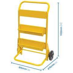 Heavy Duty Wheel Chock Trolley & Holder-Hammerox Industrial