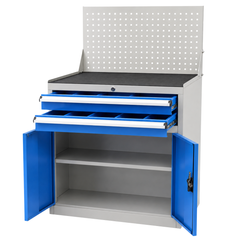 Industrial Cabinet with 2 Drawers-Hammerox Industrial