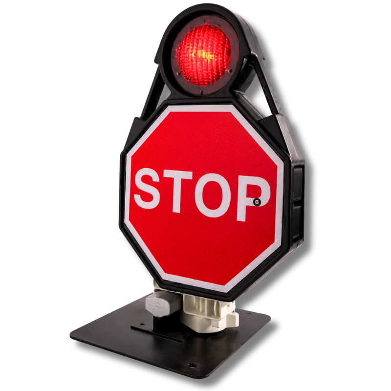 LED Rail Mount Possession Limit Board Stop Sign