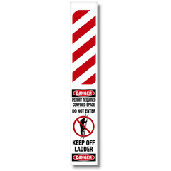 Ladder Safety Lockout Wraparound Banner - Bastion