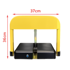Lockable Fold Down Parking Barrier Bollard with Remote Control-Hammerox Industrial