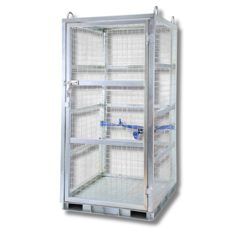 Lockable Gas Storage Cage-Hammerox Industrial