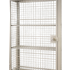 Lockable Mesh Storage Cage-Hammerox Industrial