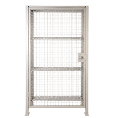 Lockable Mesh Storage Cage-Hammerox Industrial