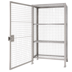 Lockable Mesh Storage Cage-Hammerox Industrial