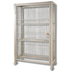 Lockable Mesh Storage Cage-Hammerox Industrial