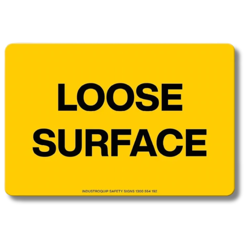 Loose Surface Swing Stand Sign