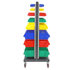 Louvre Panel Trolley Kit with Stor-Pak Bins-Hammerox Industrial