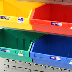 Louvre Panel Trolley Kit with Stor-Pak Bins-Hammerox Industrial