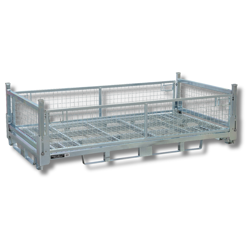 Low Height Double Width Storage Cage-Hammerox Industrial