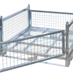 Low Height Mesh Storage Cage-Hammerox Industrial