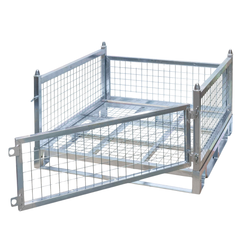 Low Height Mesh Storage Cage-Hammerox Industrial