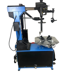 Low Profile Tyre Changer Tilt Back with Assist Arm 240V Run Flat Compatible - Metex