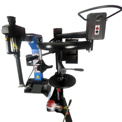 Low Profile Tyre Changer Tilt Back with Assist Arm 240V Run Flat Compatible - Metex
