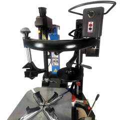 Low Profile Tyre Changer Tilt Back with Assist Arm 240V Run Flat Compatible - Metex
