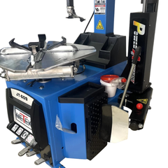 Low Profile Tyre Changer Tilt Back with Assist Arm 240V Run Flat Compatible - Metex