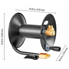Manual Welding Hose Reel Hand Crank Steel
