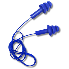MaxiPlug Reusable Detectable Corded Earplugs Class 4 - 100 Pairs
