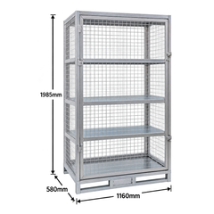 Mesh Storage Cage-Hammerox Industrial