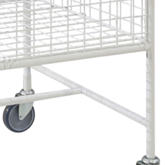 Mesh Trolley with Folding Lid-Hammerox Industrial